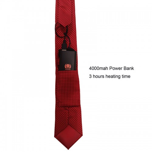 Heated Necktie Red